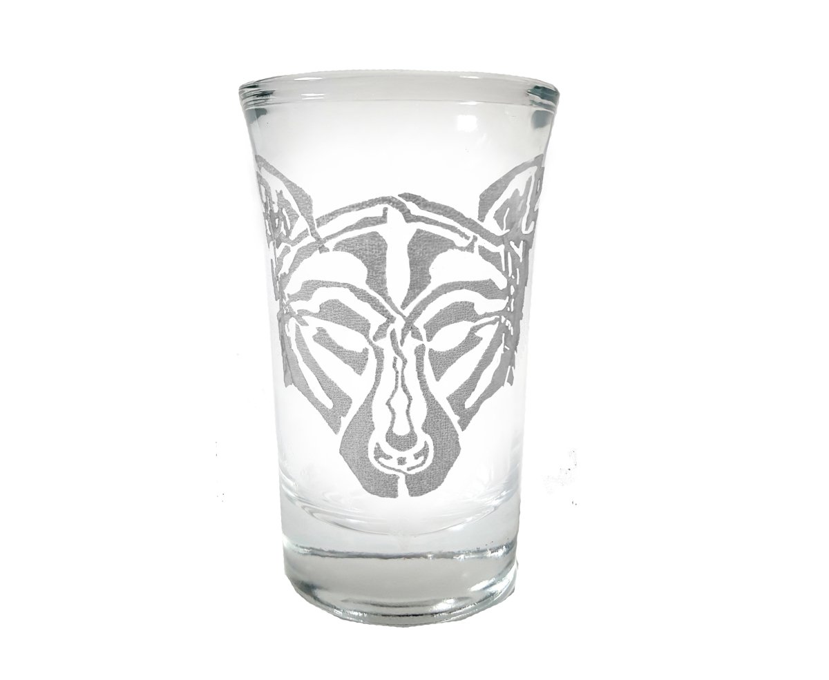 Picture of Lyoncraft SHWO01 1.5 oz Celtic Wolf Engraved Shot Glass