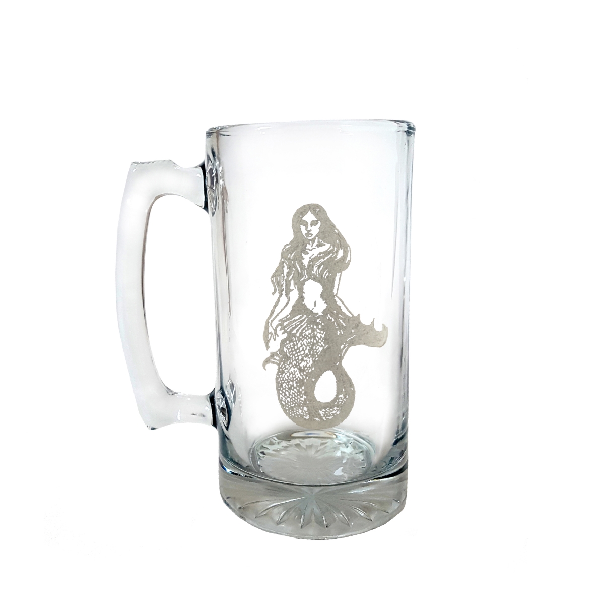 Picture of Lyoncraft SSME01 16 oz Mermaid Engraved Stein Glass