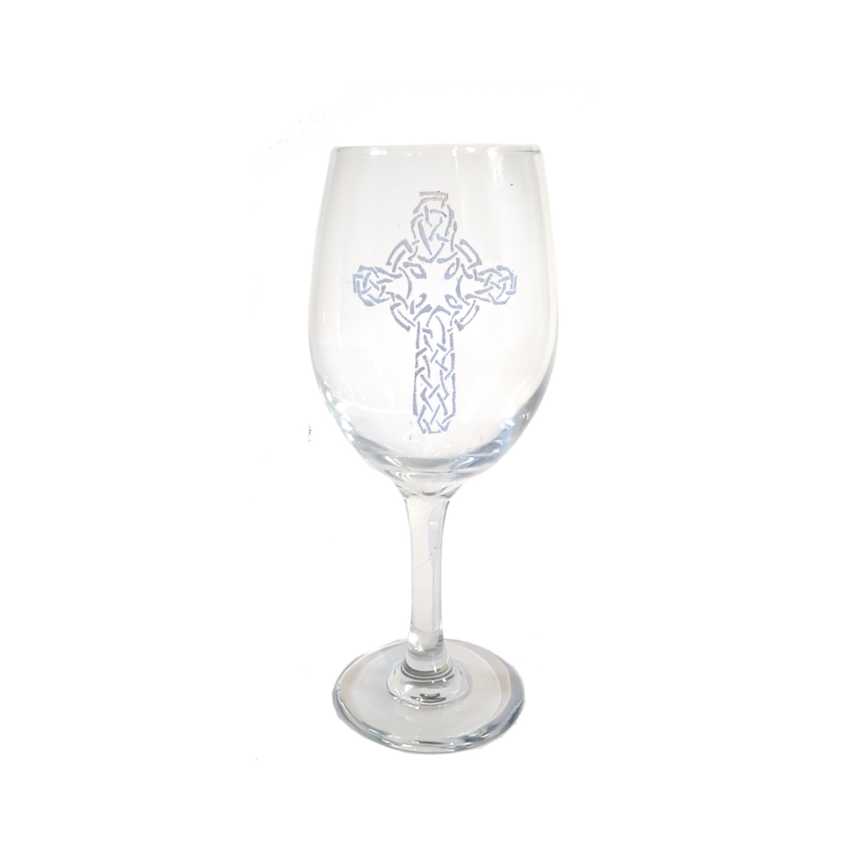 Picture of Lyoncraft WICR02 18 oz Celtic Cross Engraved Wine Glass