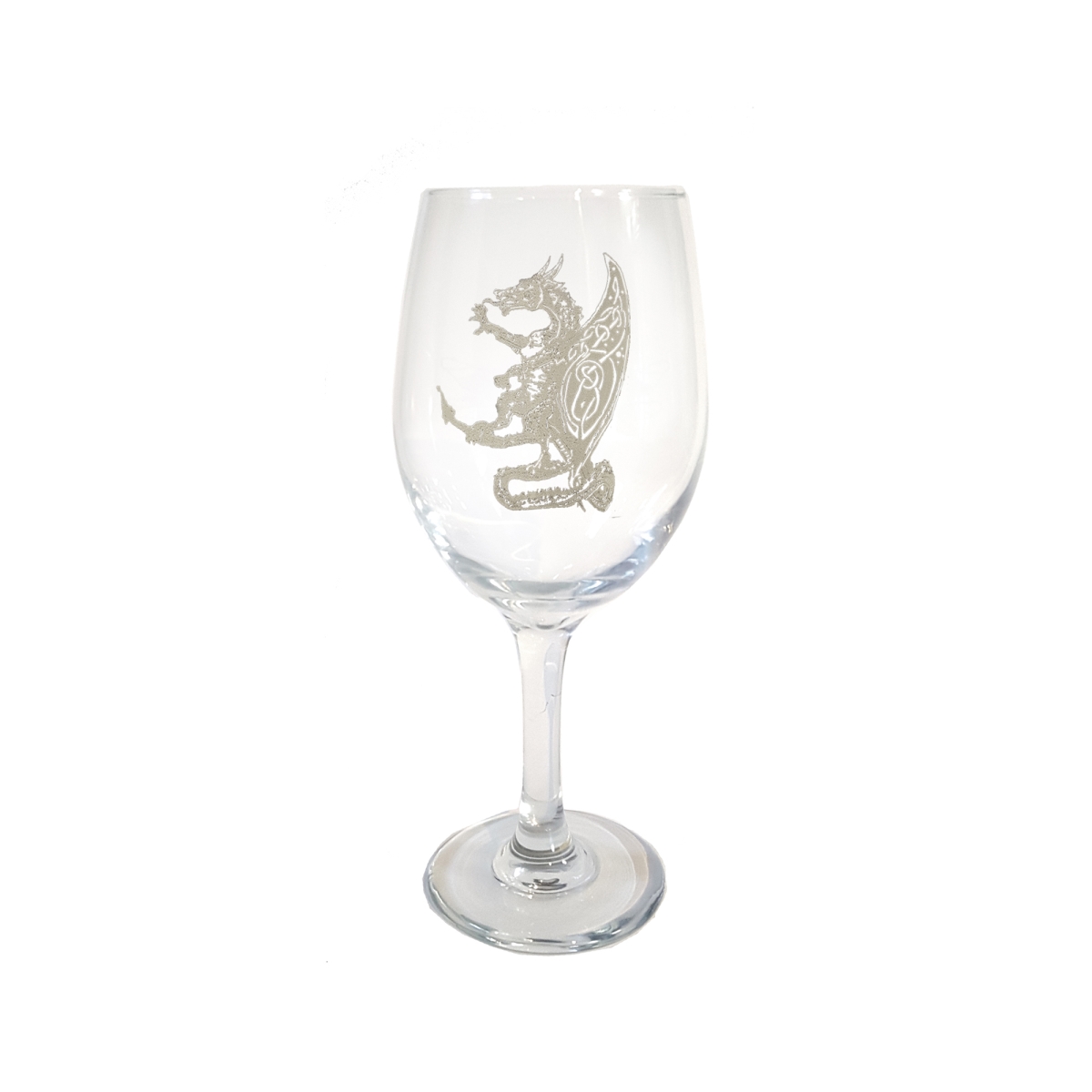 Picture of Lyoncraft WIDG01 18 oz Celtic Dragon Engraved Wine Glass