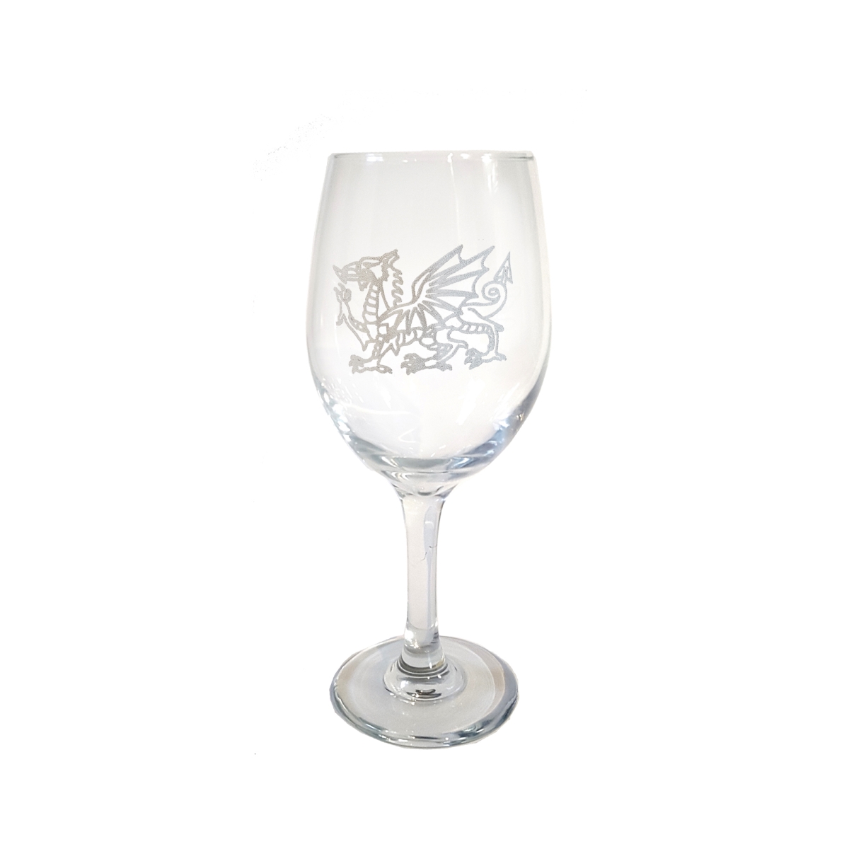 Picture of Lyoncraft WIWD01 18 oz Welsh Dragon Engraved Wine Glass