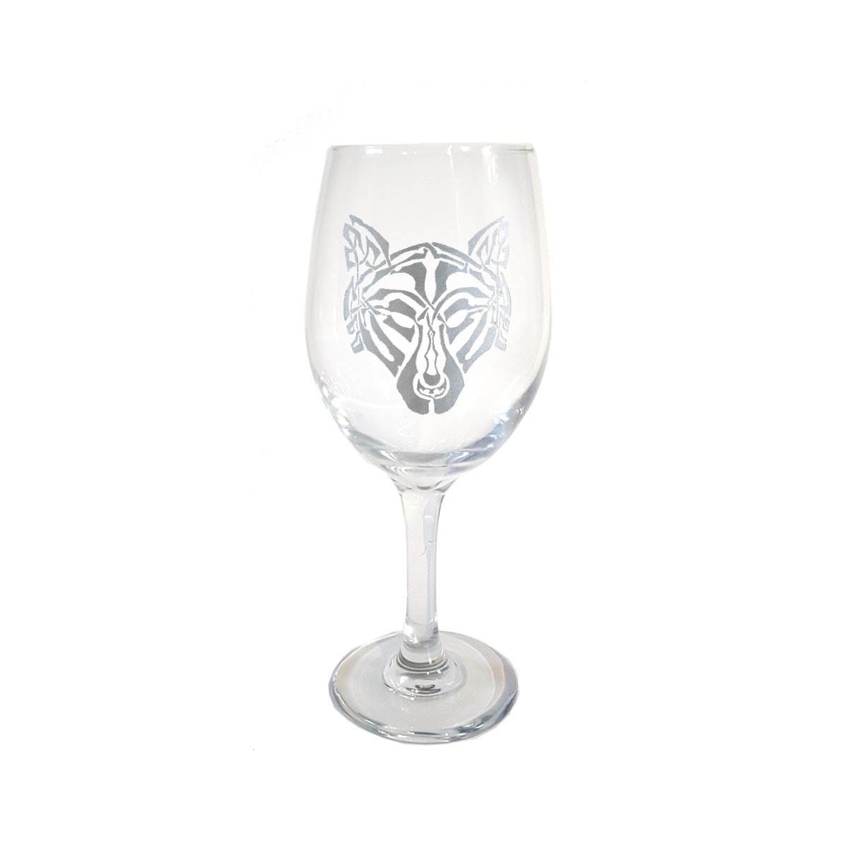 Picture of Lyoncraft WIWO01 18 oz Celtic Wolf Engraved Wine Glass