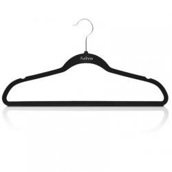 Picture of Furinno FC5171-50 Furinno Velvet Suit Hanger, Pack of 50 - Black