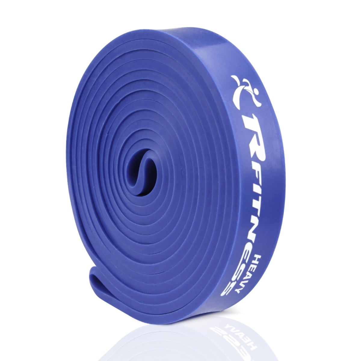 41 in. Rfitness Professional Long Loop Stretch Latex Exercise Band, Blue - Heavy