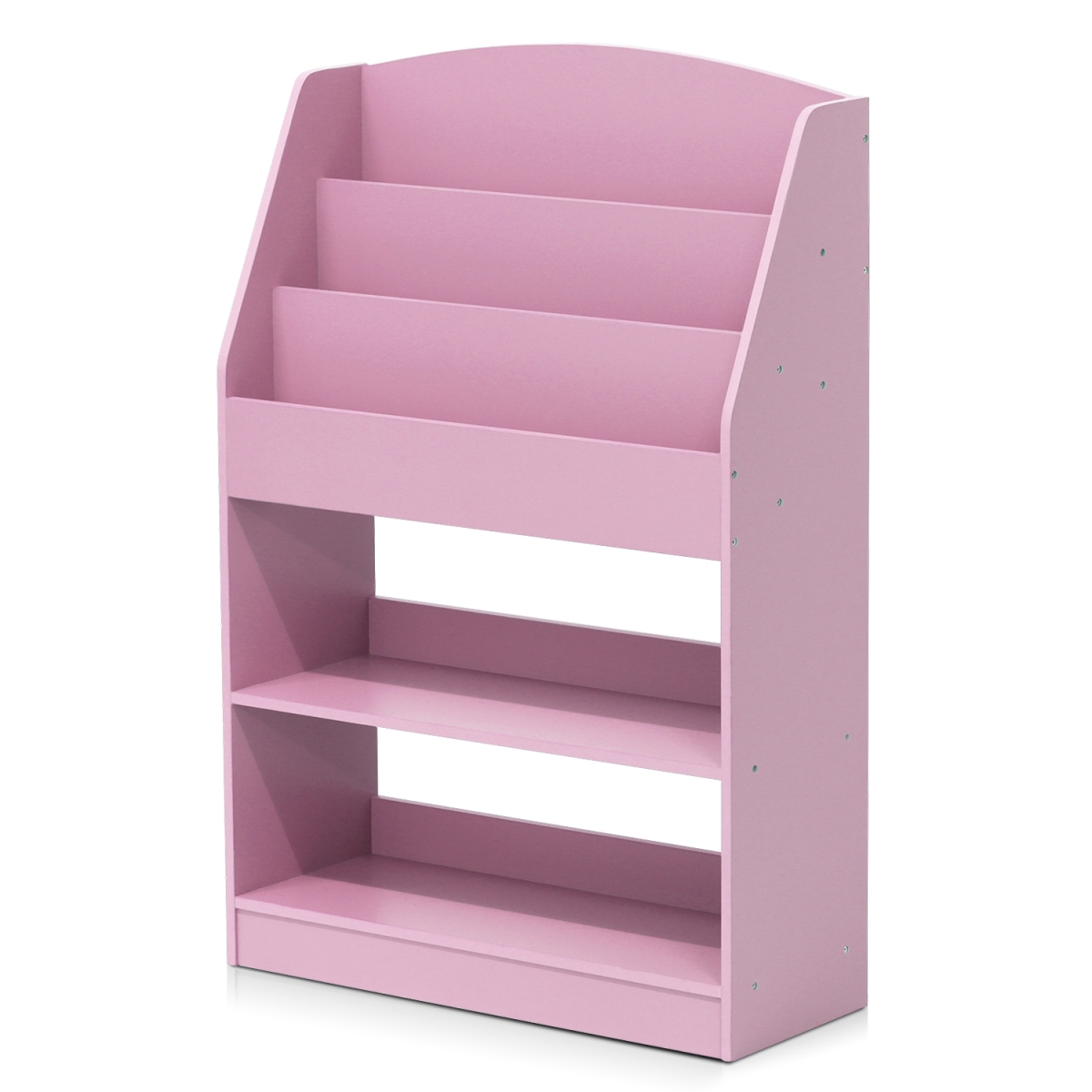 Kidkanac Magazine & Bookshelf with Toy Storage, Pink