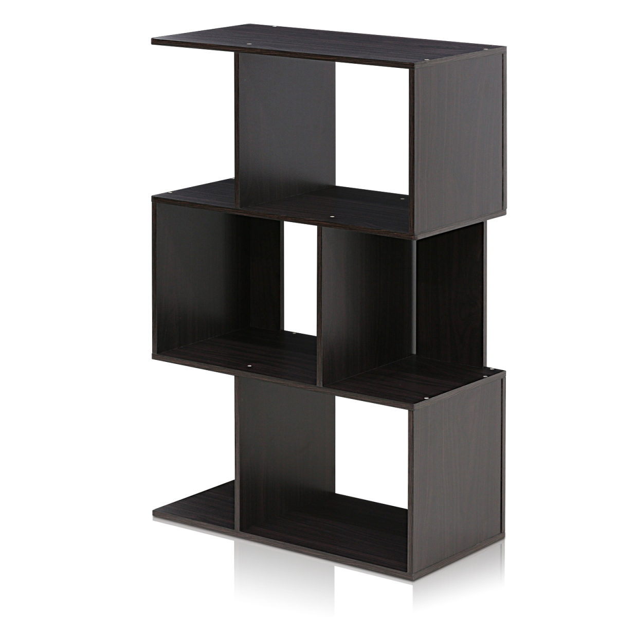 Simply Modern Open 3-Tier Bookshelf, Espresso