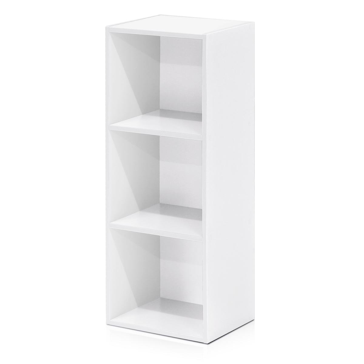 11003WH 3-Tier Open Shelf Bookcase, White