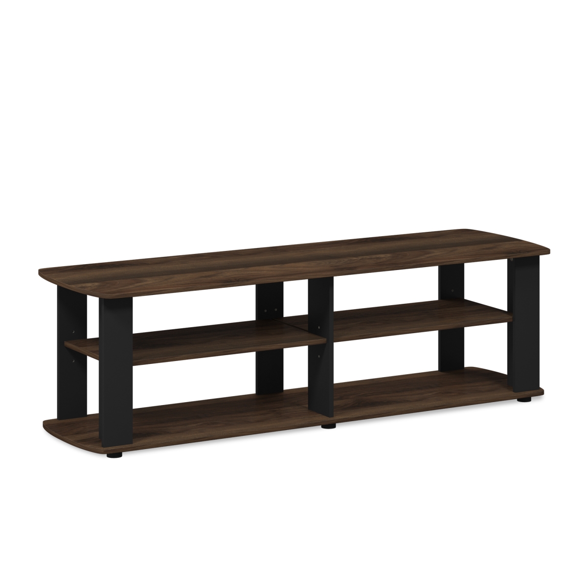 Picture of Furinno 11191CWN The Entertainment Center TV Stand&#44; Columbia Walnut & Black - 13.4 x 43.3 x 13.1 in.