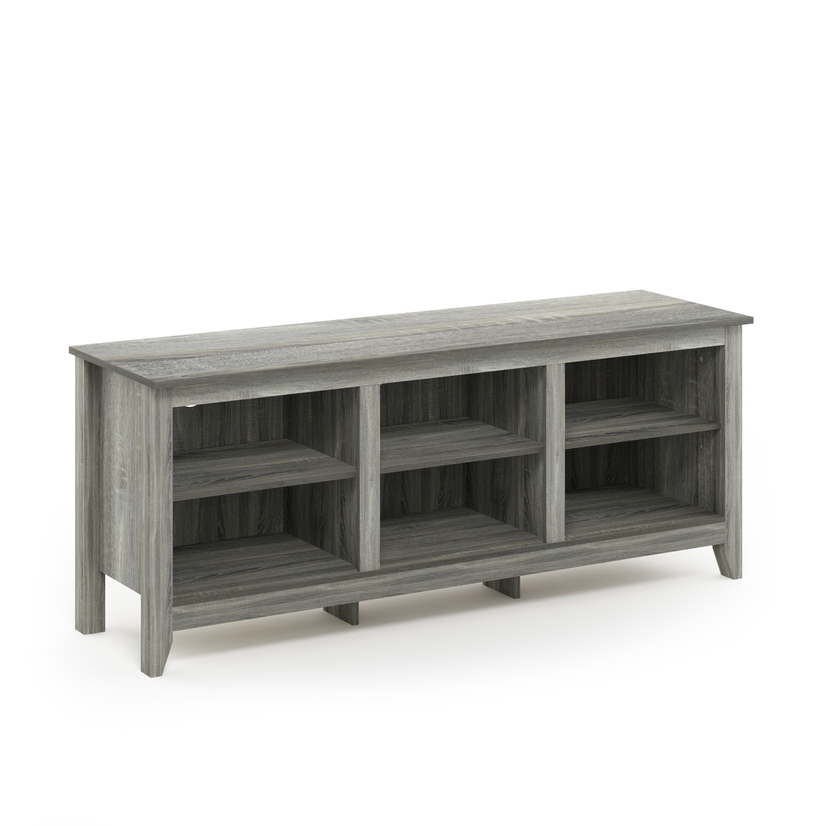 60 in. Jensen TV Stand with Shelves, French Oak Grey -  LRL, LR3034680