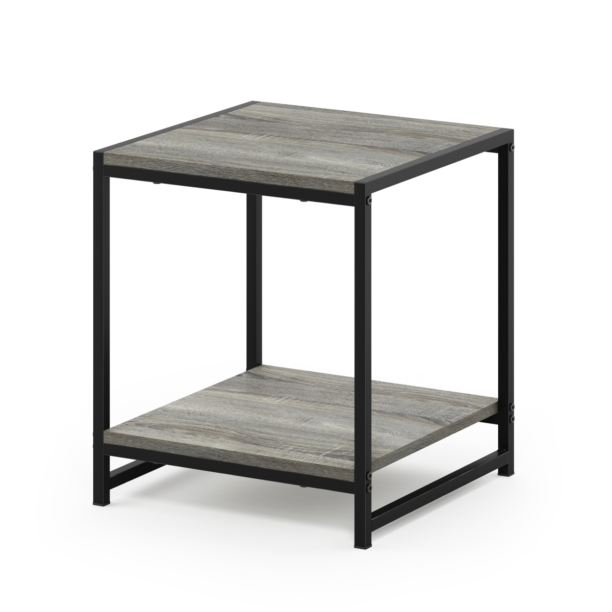 Camnus Modern Living 2-Tier End Table, French Oak Grey