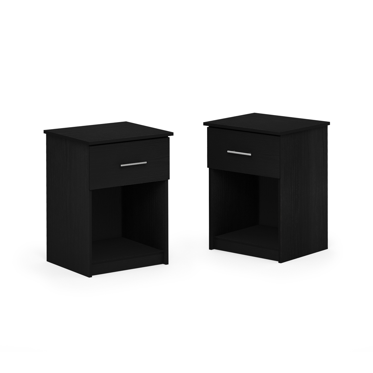 Tidur Nightstand with Handle with One Drawer, Americano - Set of 2