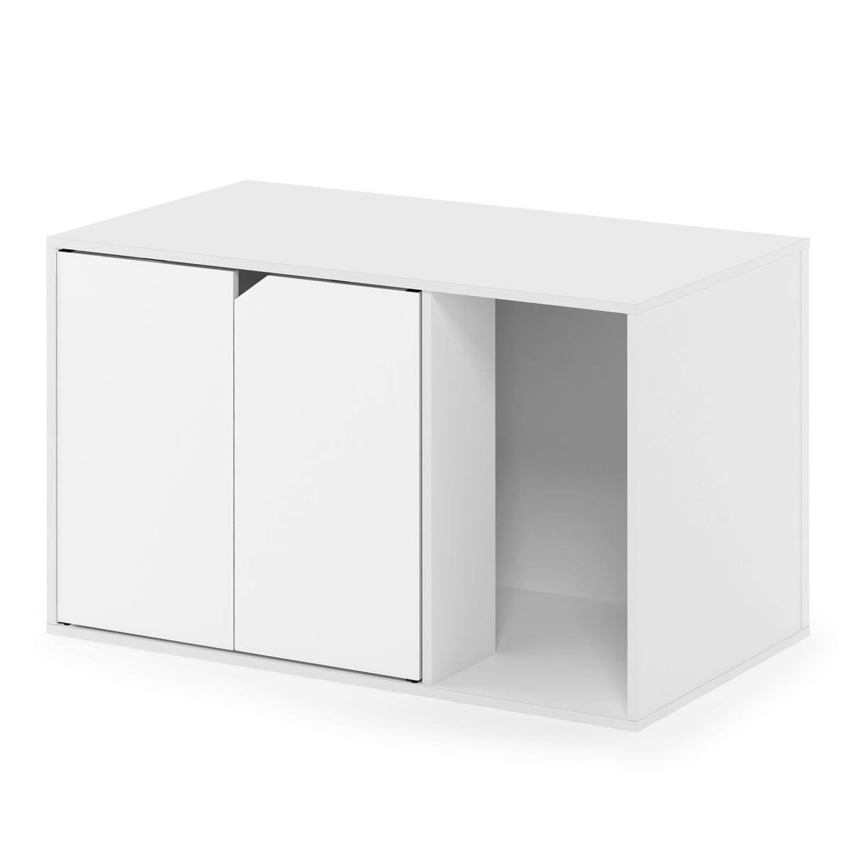 Picture of Furinno 20392WHS Peli Litter Box Enclosure, Solid White