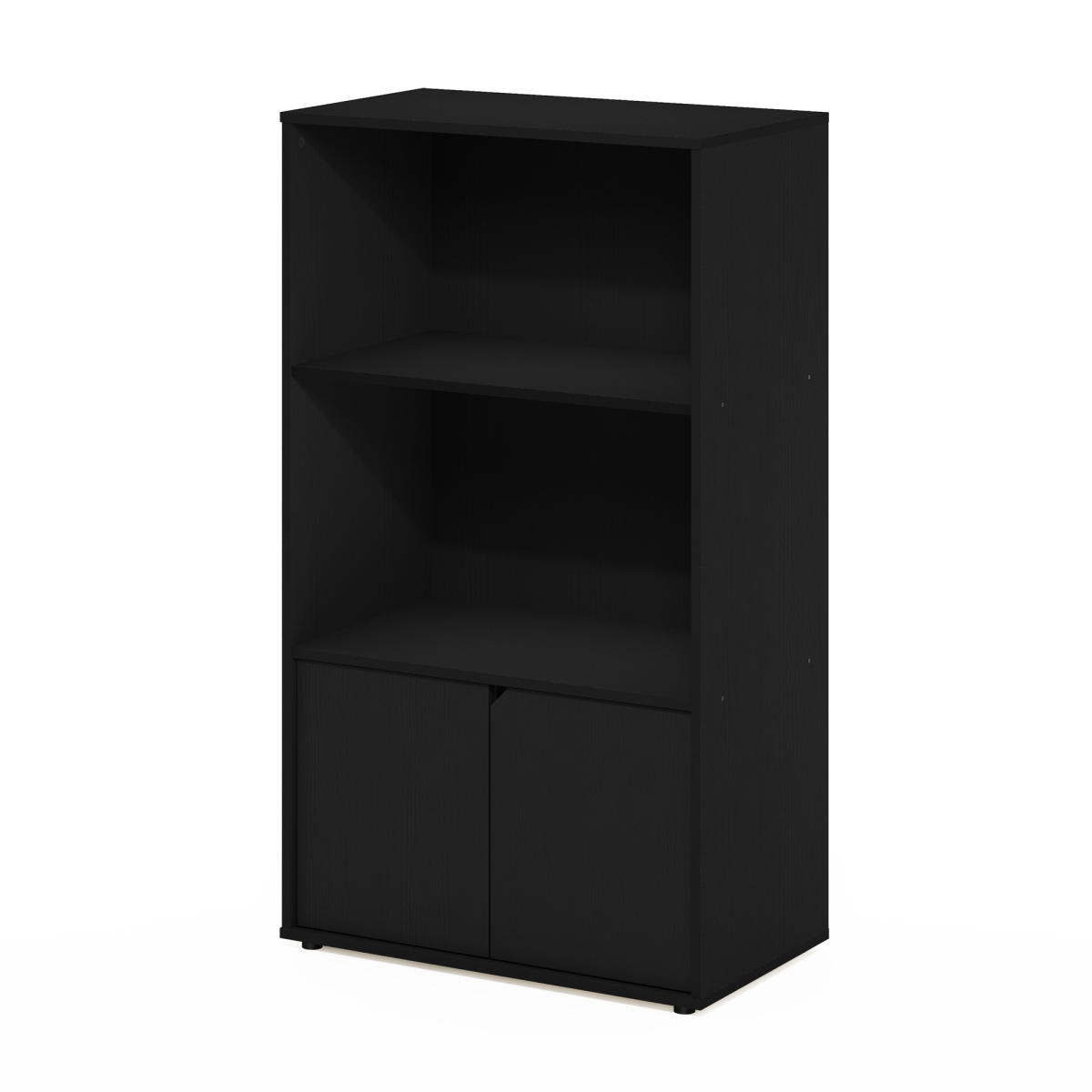 JAYA Kitchen Storage Shelf with Cabinet, Americano