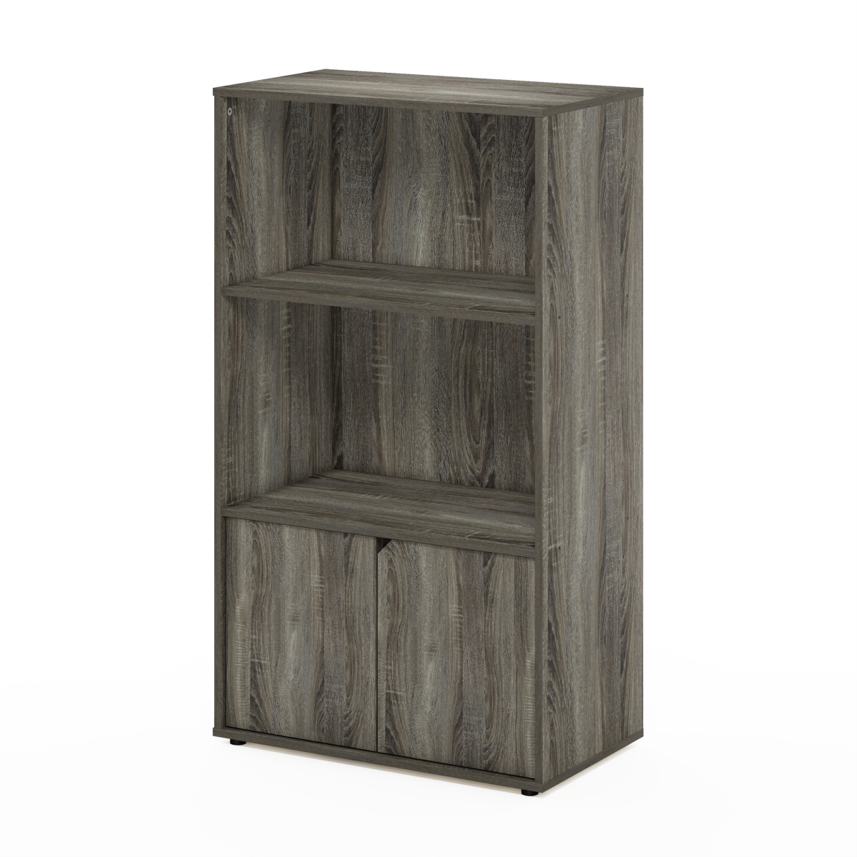 JAYA Kitchen Storage Shelf with Cabinet, French Oak Grey