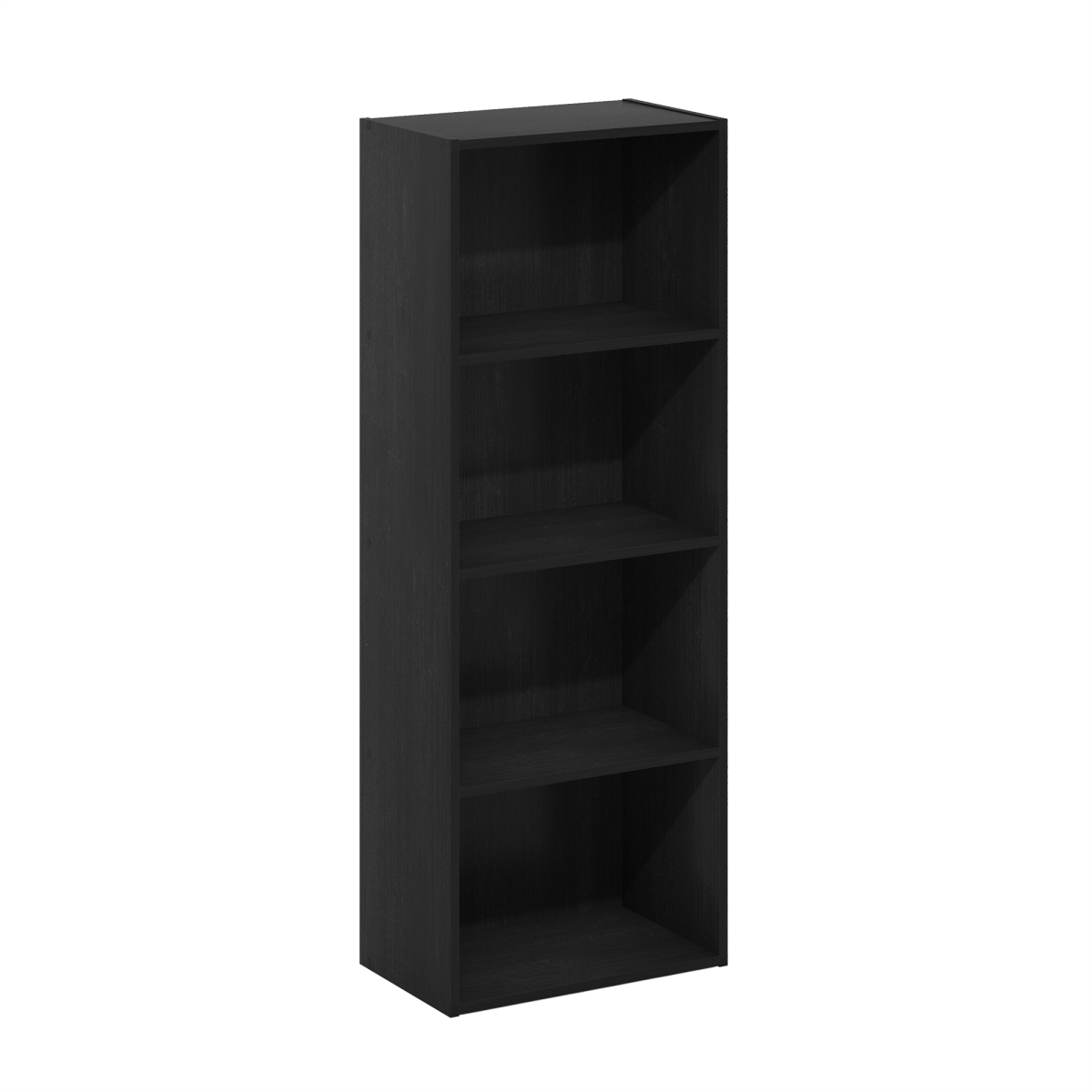 Luder 4-Tier Open Shelf Bookcase, Blackwood