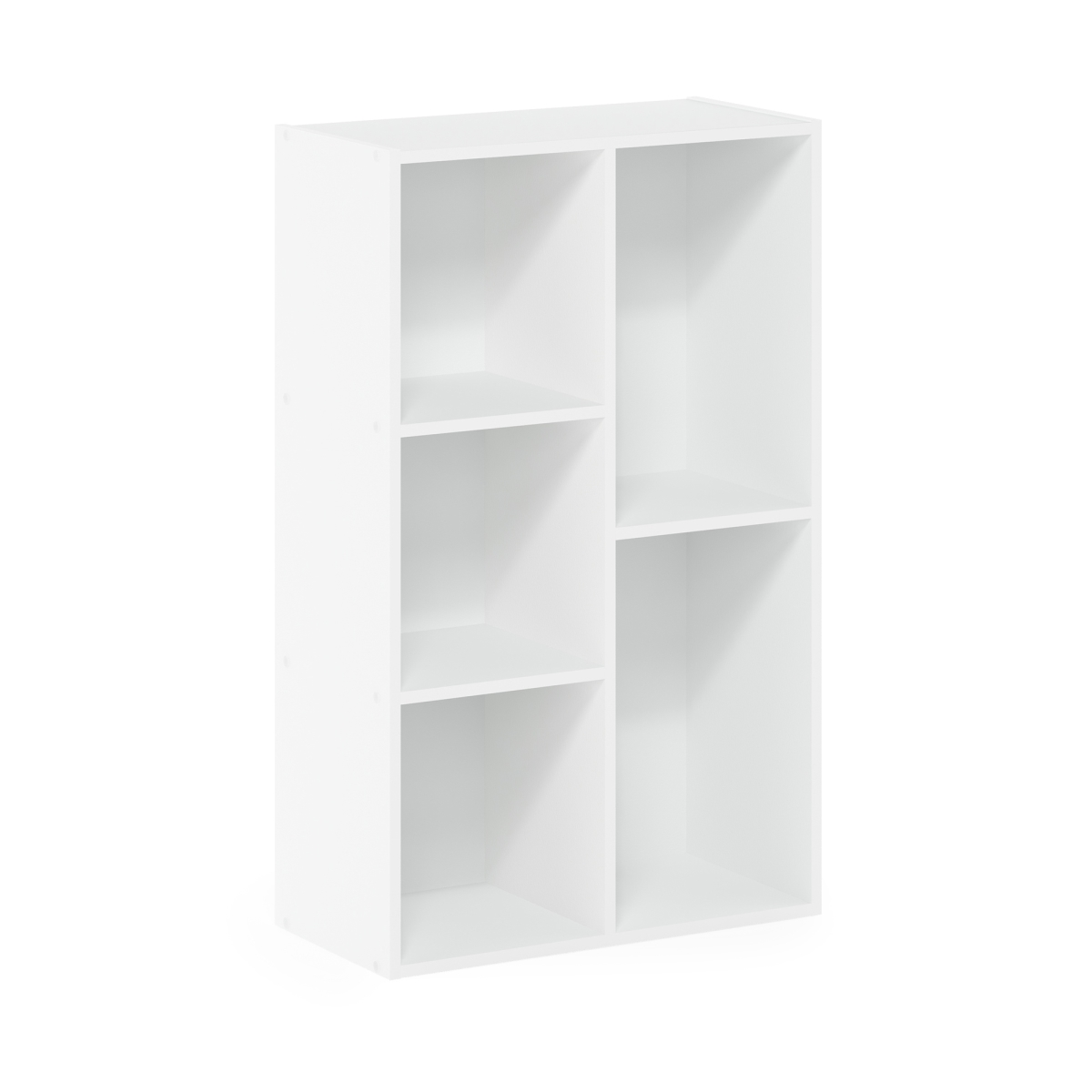 20333WH Luder 5-Cube No Tool Assembly Open Shelf, White