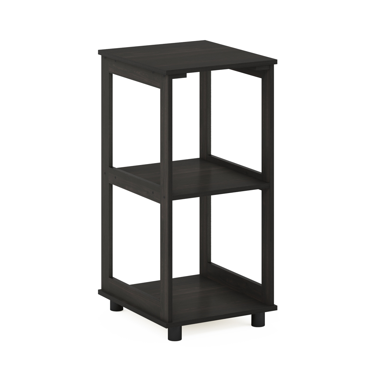 19031EX Romain 2-Tier Tall End Table, Espresso