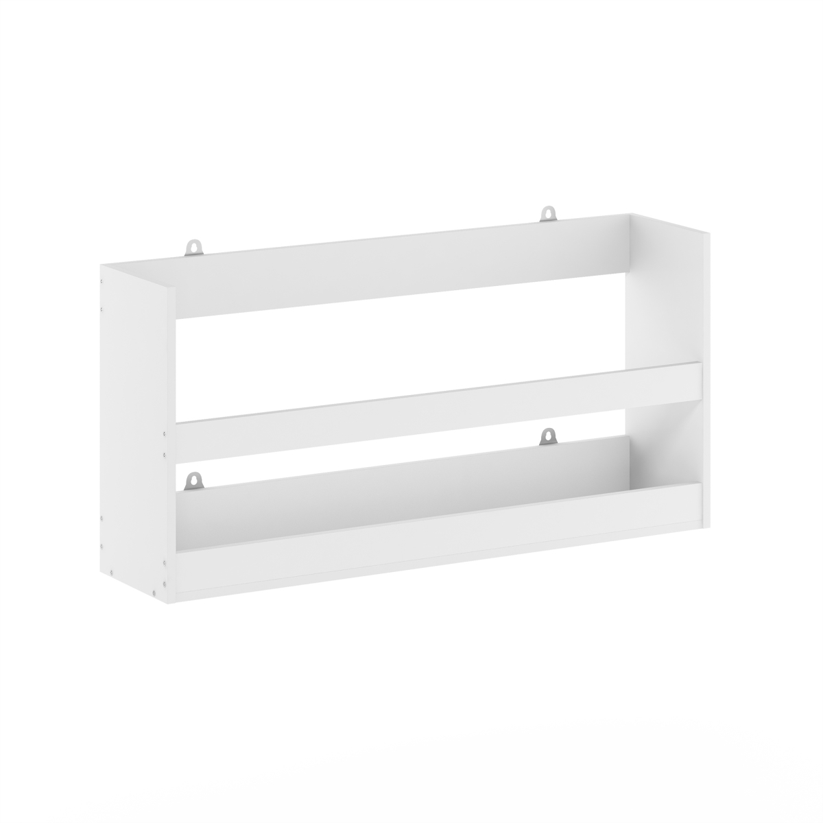 20117WH Hermite Multipurpose Wall Mounting Storage Shelf, White