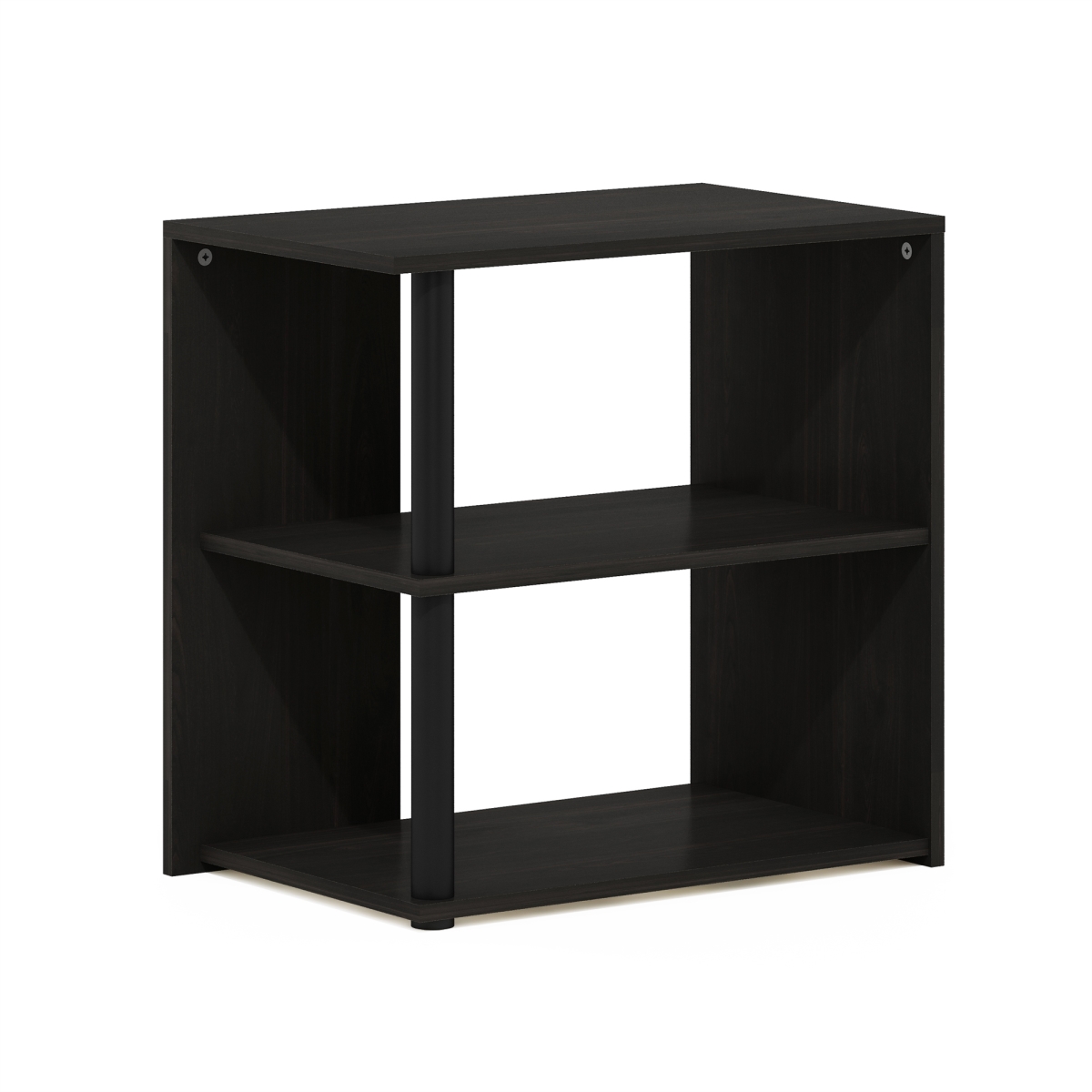 20308EXBK Romain 2-Tier End Table, Espresso & Black
