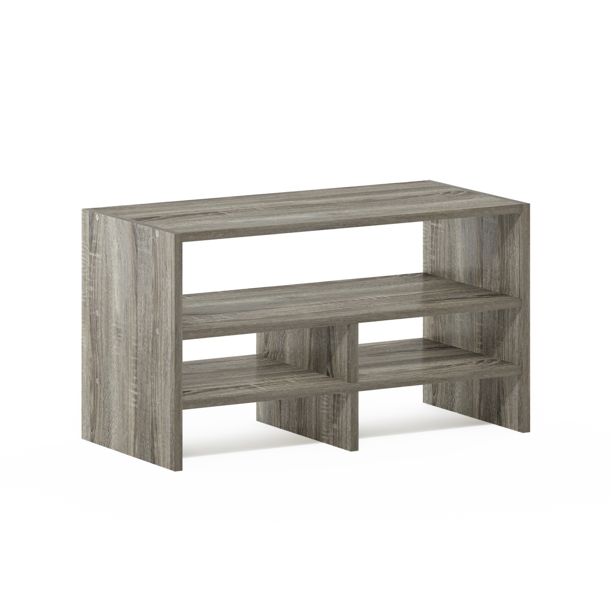 Hermite Desk Top Organizing Shelf Bookcase, French Oak