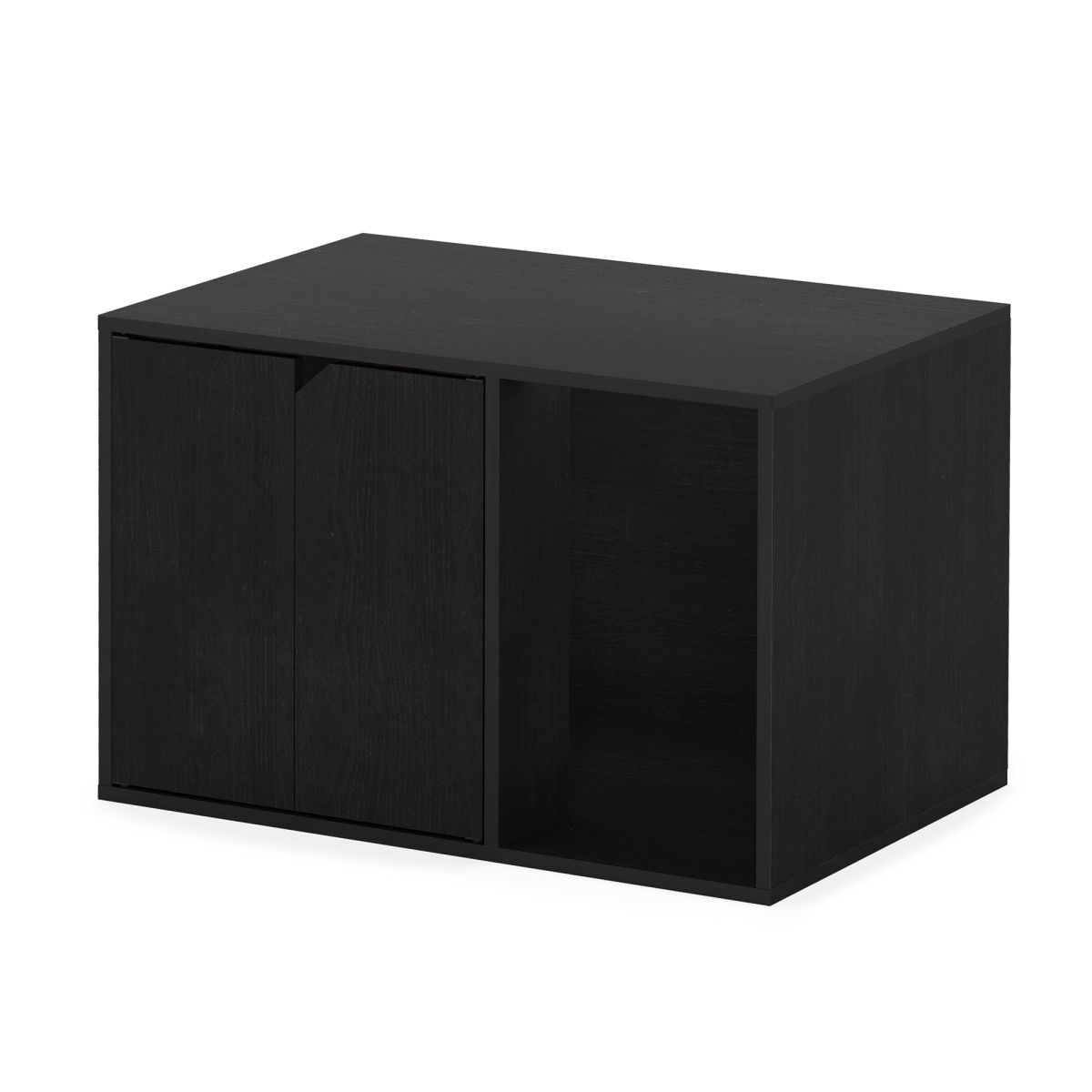 Peli Small End Table with Litter Box Enclosure, Americano