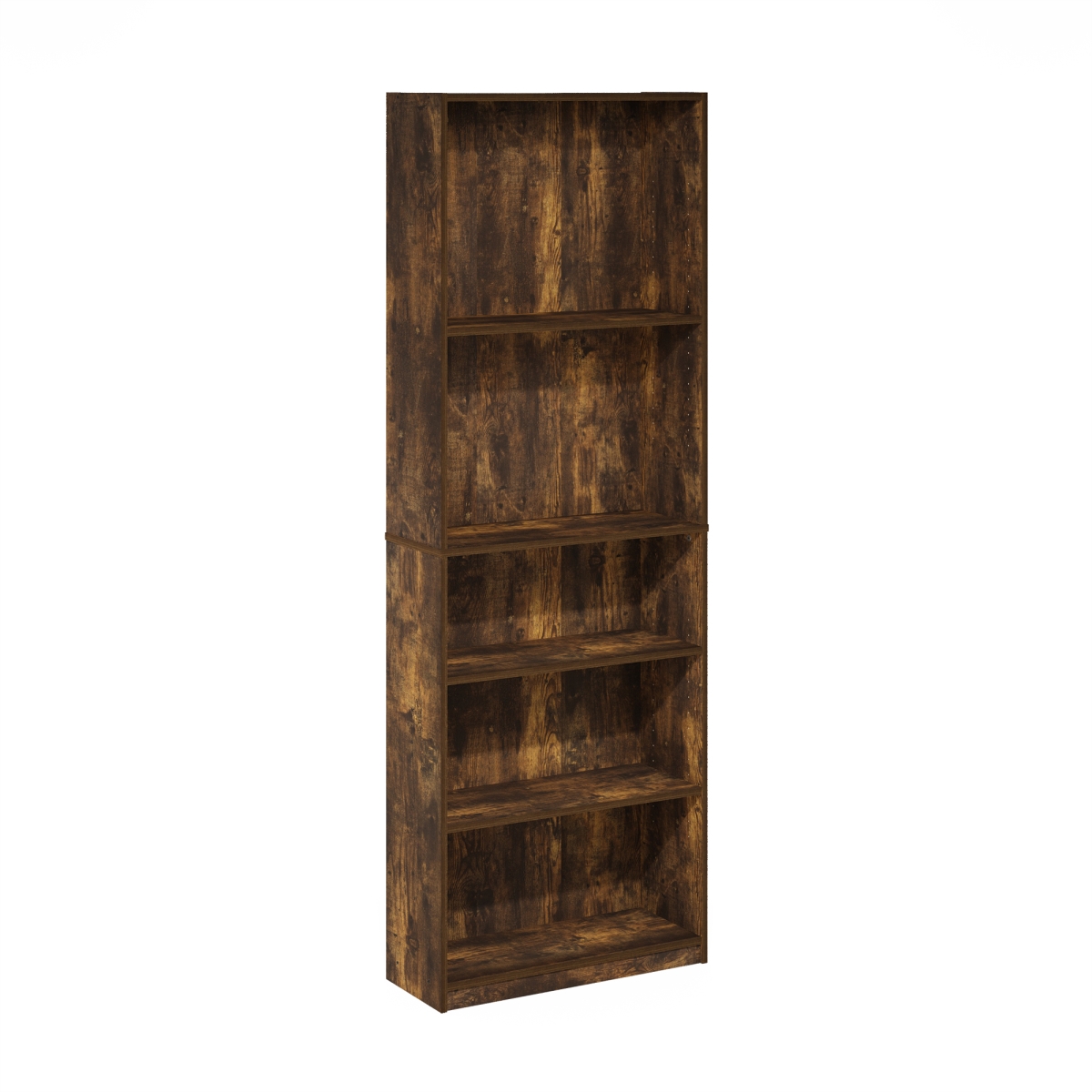 14110R1AP JAYA Simply Home 5-Shelf Bookcase, Amber Pine