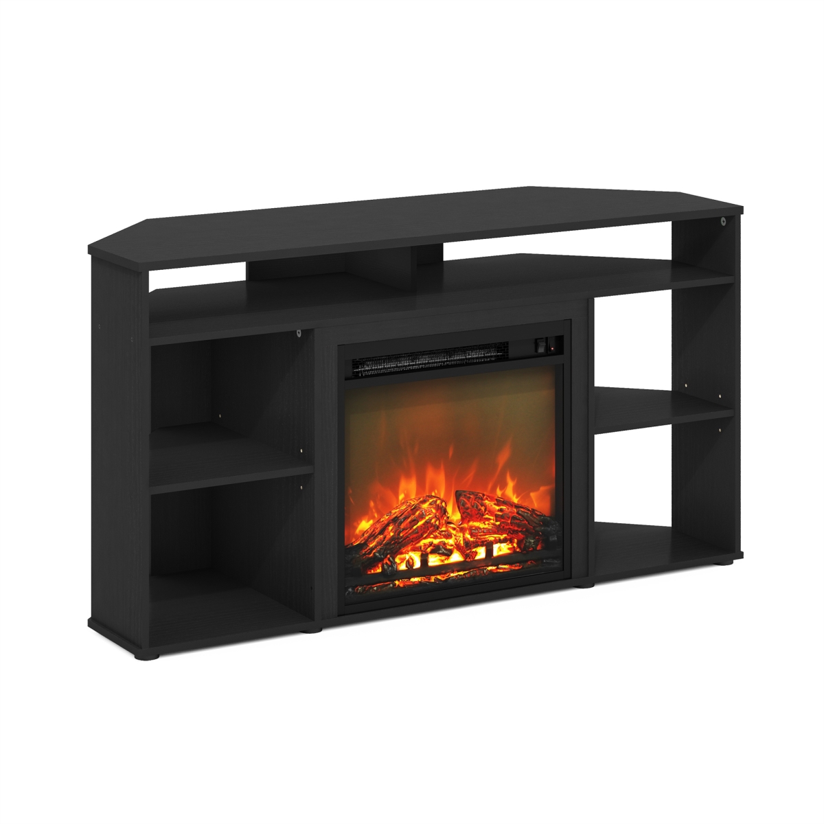 Jensen Corner TV Stand with Fireplace for TV up to 55 in., Americano -  LRL, LR3034712