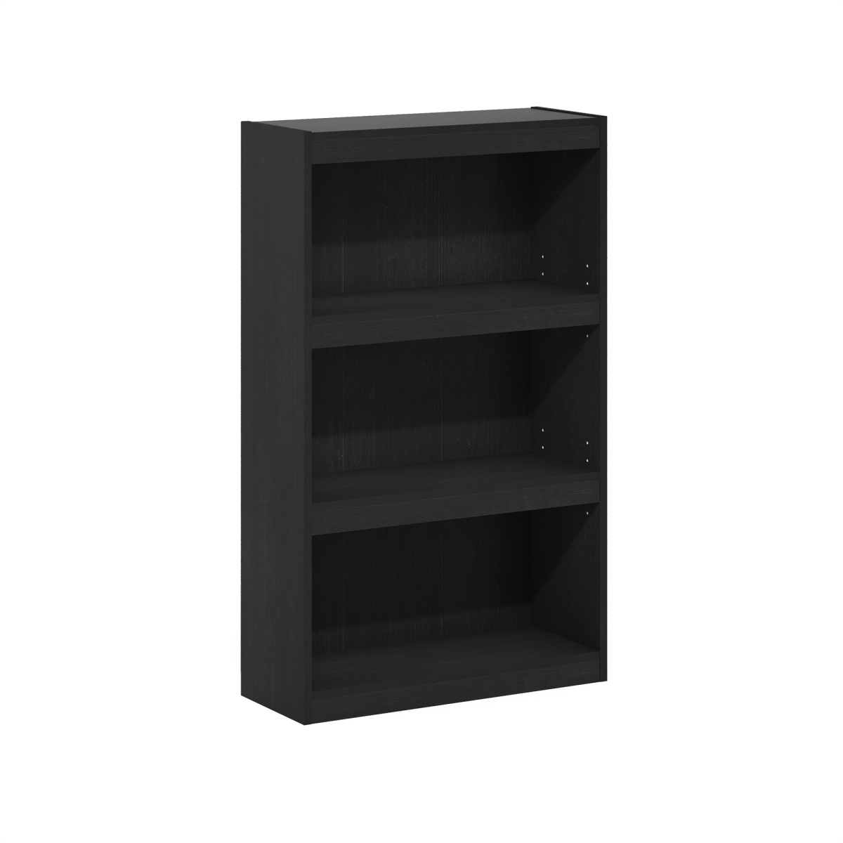 JAYA Enhanced Home Bookcase 3-Tier Adjustable Bookshelf, Blackwood