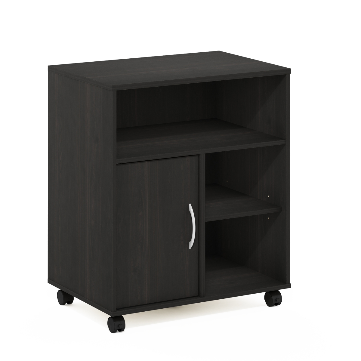 Econ Home Office Under Desk Printer Holder with Wheels, Espresso