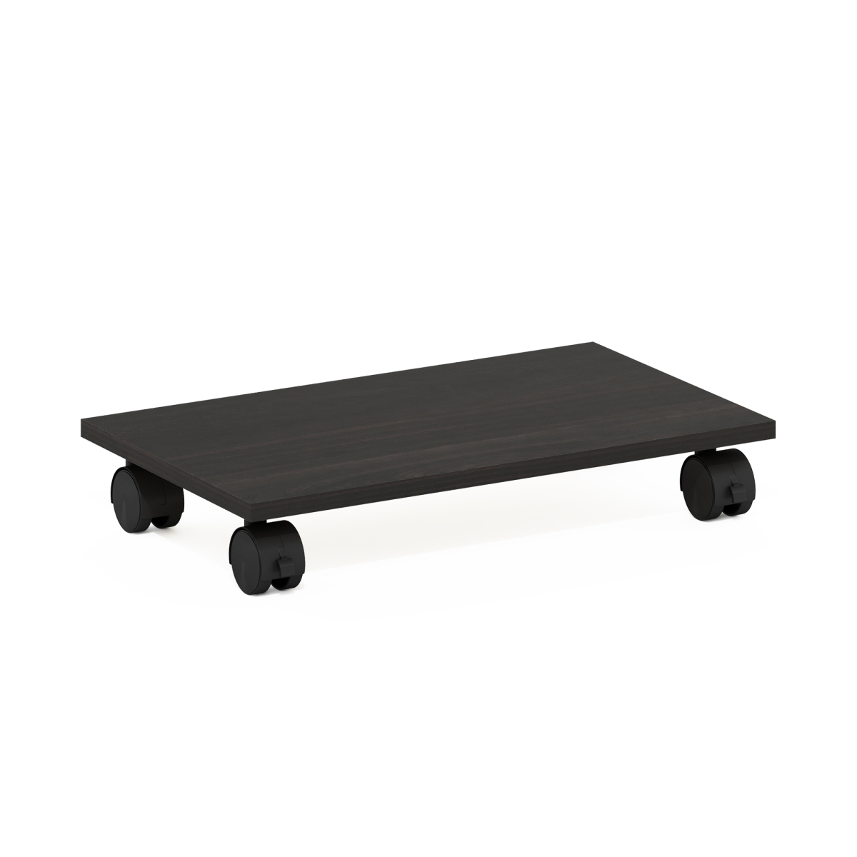 Econ Home Office Under Desk CPU & Printer Holder with Wheels, Espresso