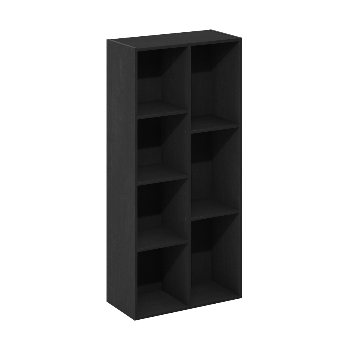 11048BKW  Luder 7-Cube Reversible Open Shelf, Blackwood