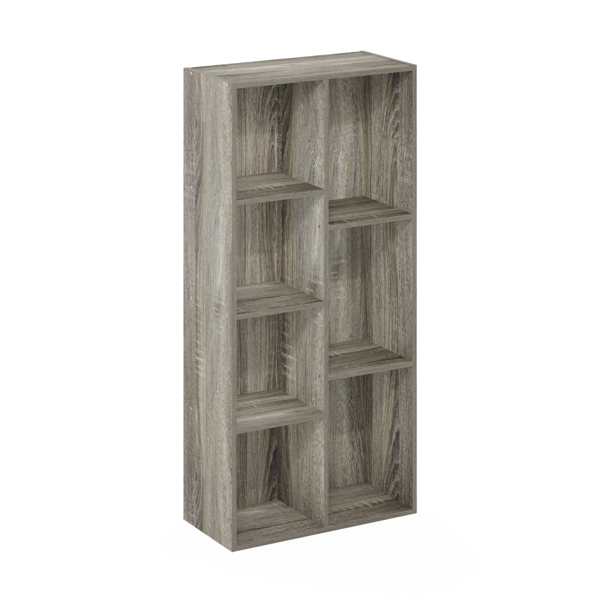 Luder 7-Cube Reversible Open Shelf, French Oak