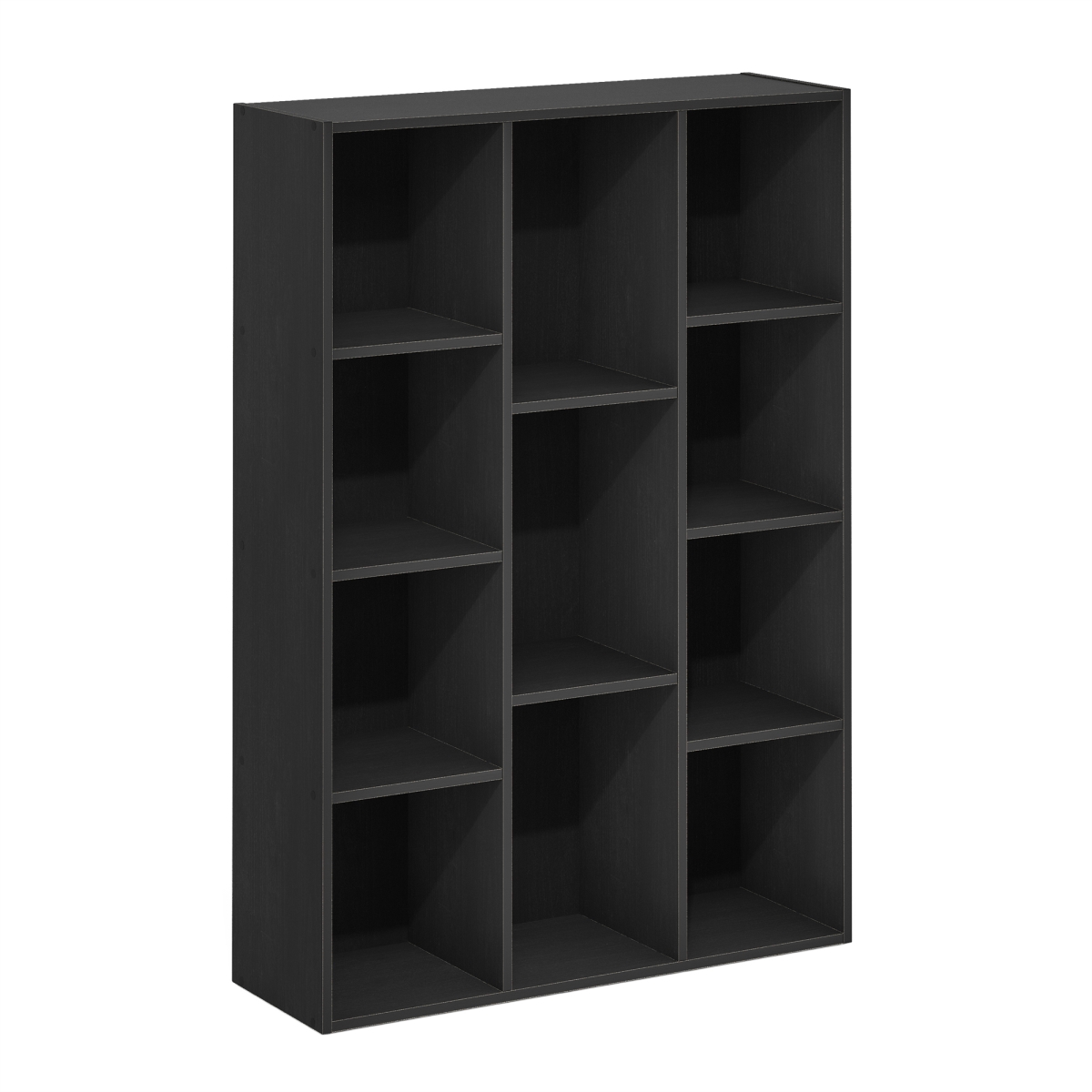 Luder 11-Cube Reversible Open Shelf Bookcase, Blackwood