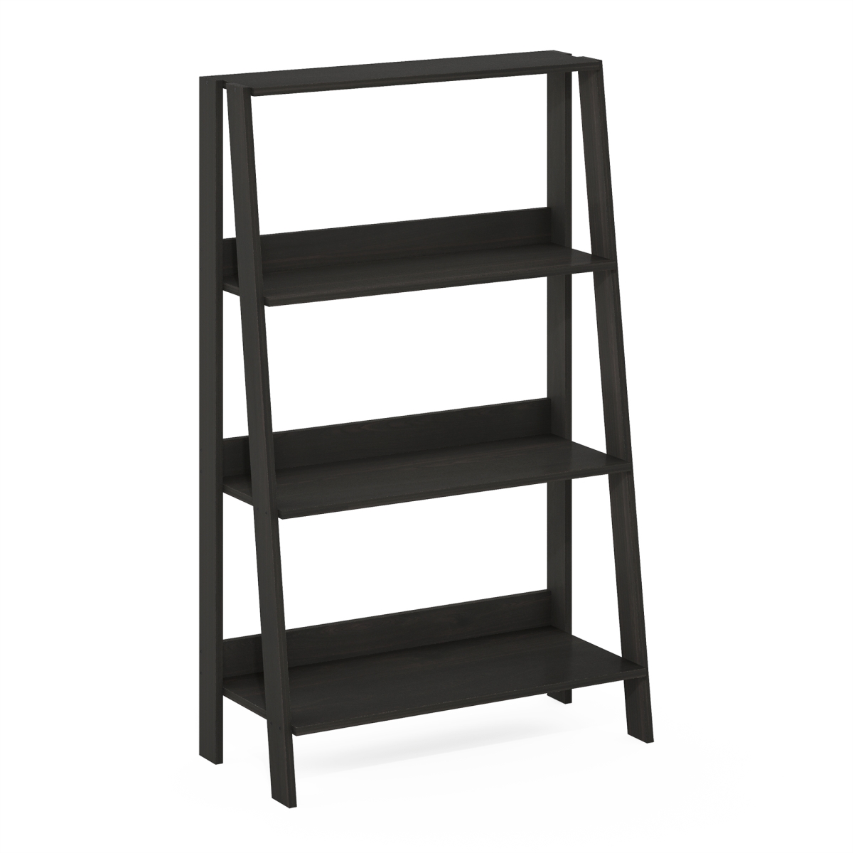 23219EX Ladder 4-Tier Bookcase Display Shelf, Espresso