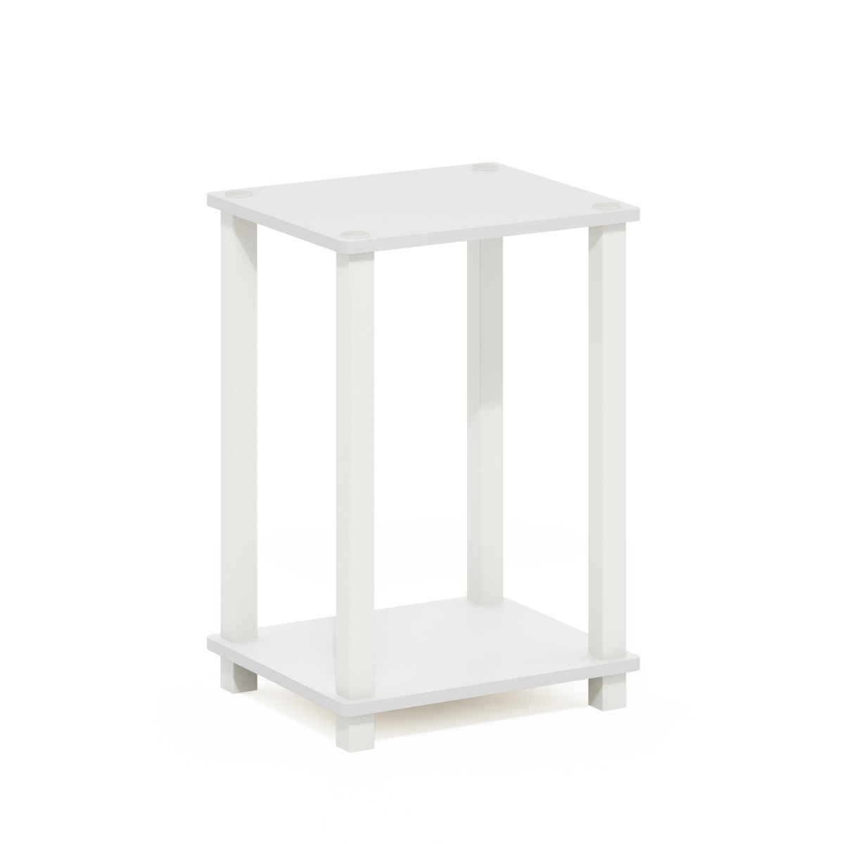 21260WHWH 19.6 x 13.4 x 11.5 in. Simplistic Small End Table, White