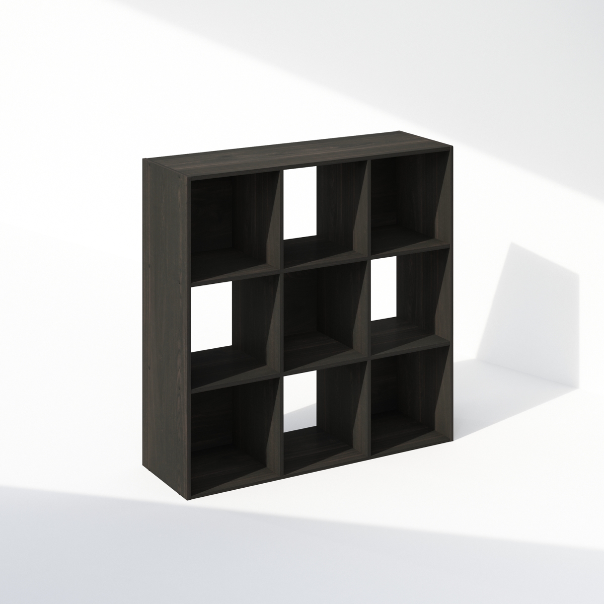 24005EX 35.39 in. 9-Cube Standard Bookcase, Espresso