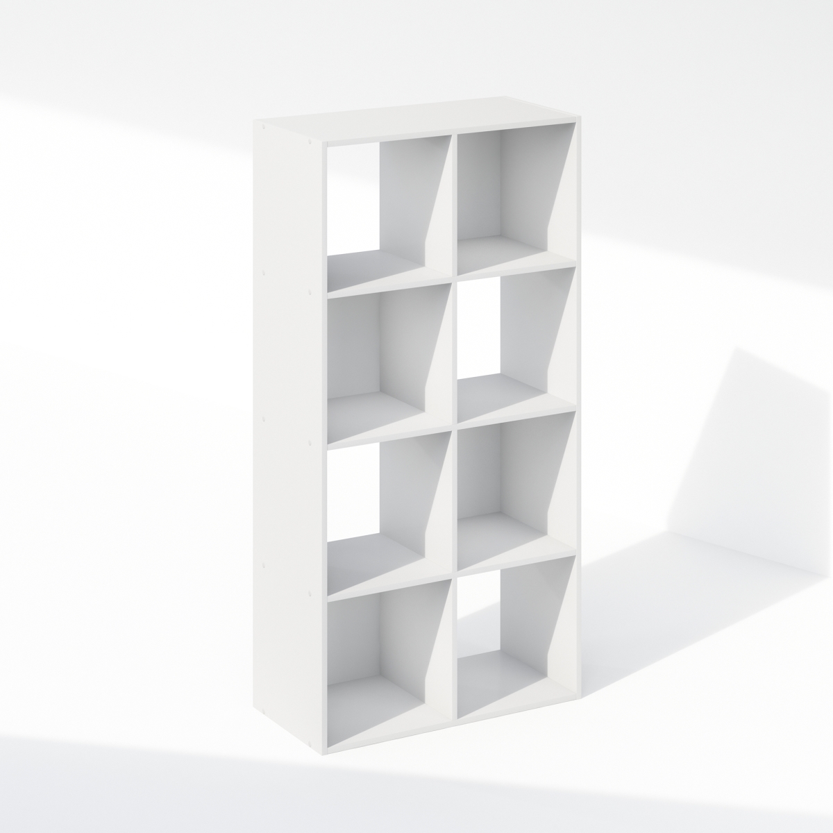 24045WH 8-Cube Cubic Storage Cabinet, White