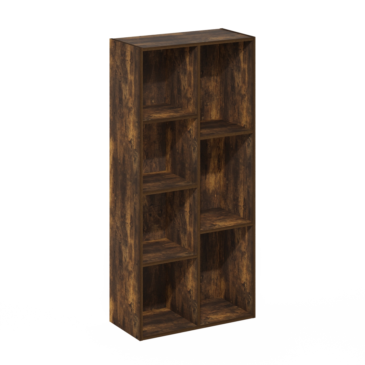 11048AP 7-Cube Reversible Open Shelf, Amber Pine