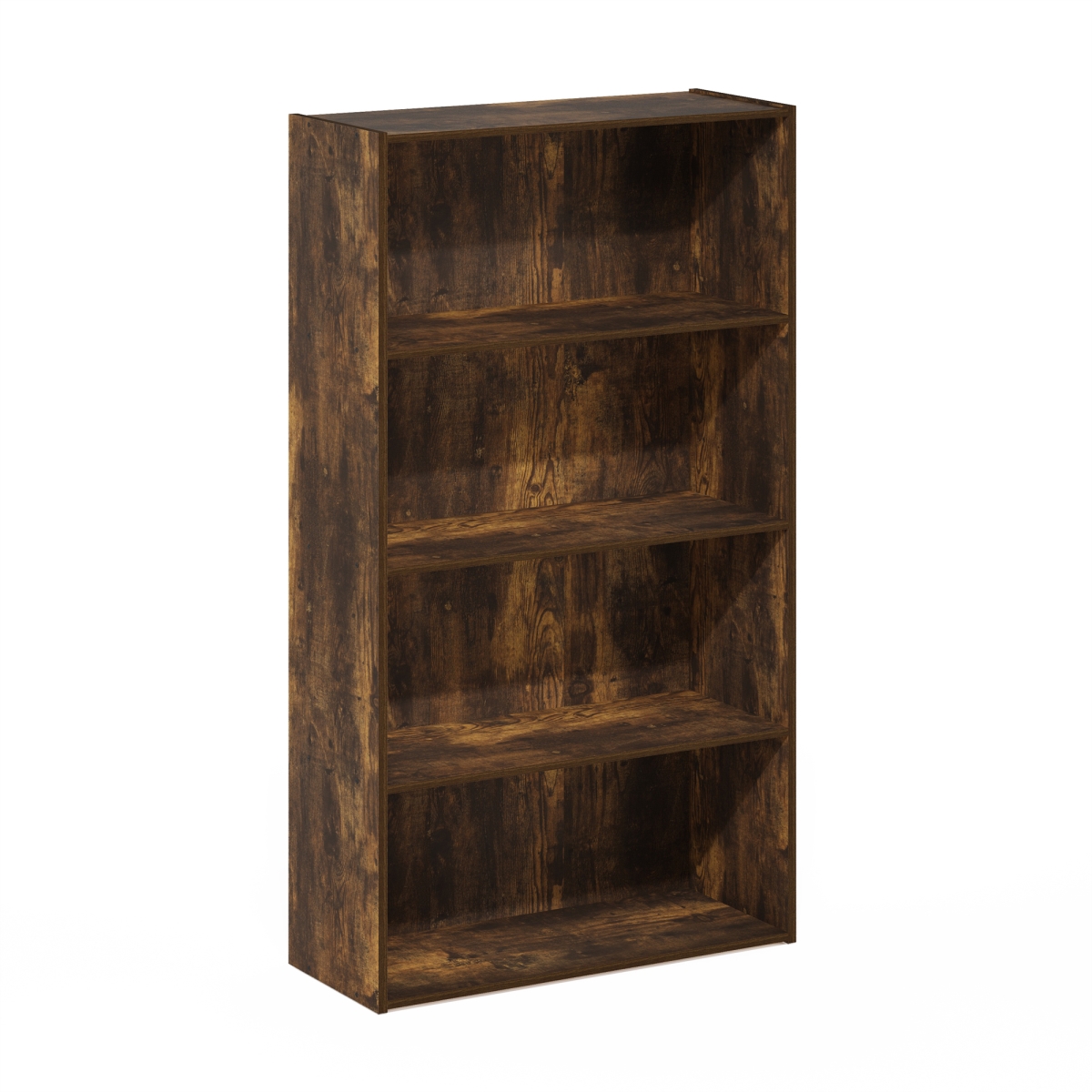11209AP 4-Tier Open Shelf, Amber Pine