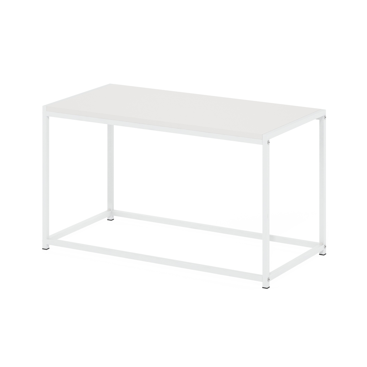 FM19125WHSWH Camnus Modern Living Solid Coffee Table, White