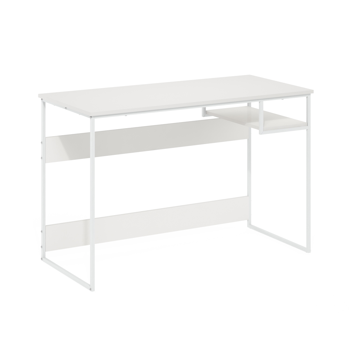 FM19207WHSWH 45 in. Moretti Modern Lifestyle Solid Study Desk, White