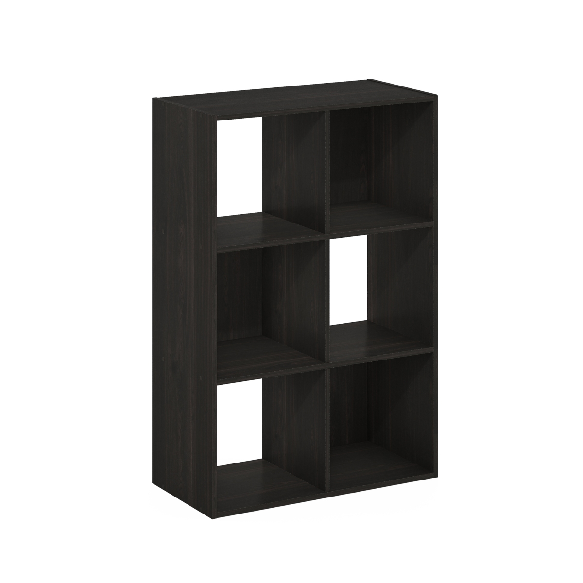 24004R1EX Pelli Cubic Multipurpose Clothing & Closet Storage Organizer Shelf, 6-Cube, Espresso