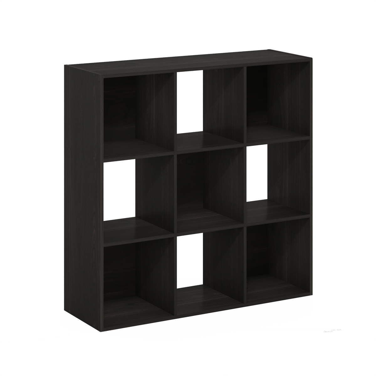 24005R1EX Pelli Cubic Multipurpose Clothing & Closet Storage Organizer Shelf, 9-Cube, Espresso