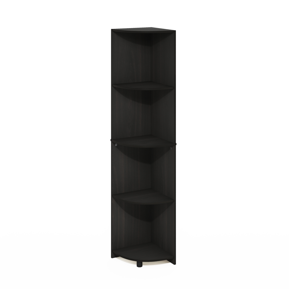 24235EX  Econ 4-Tier Corner Shelf Bookcase, Bookshelf, Espresso