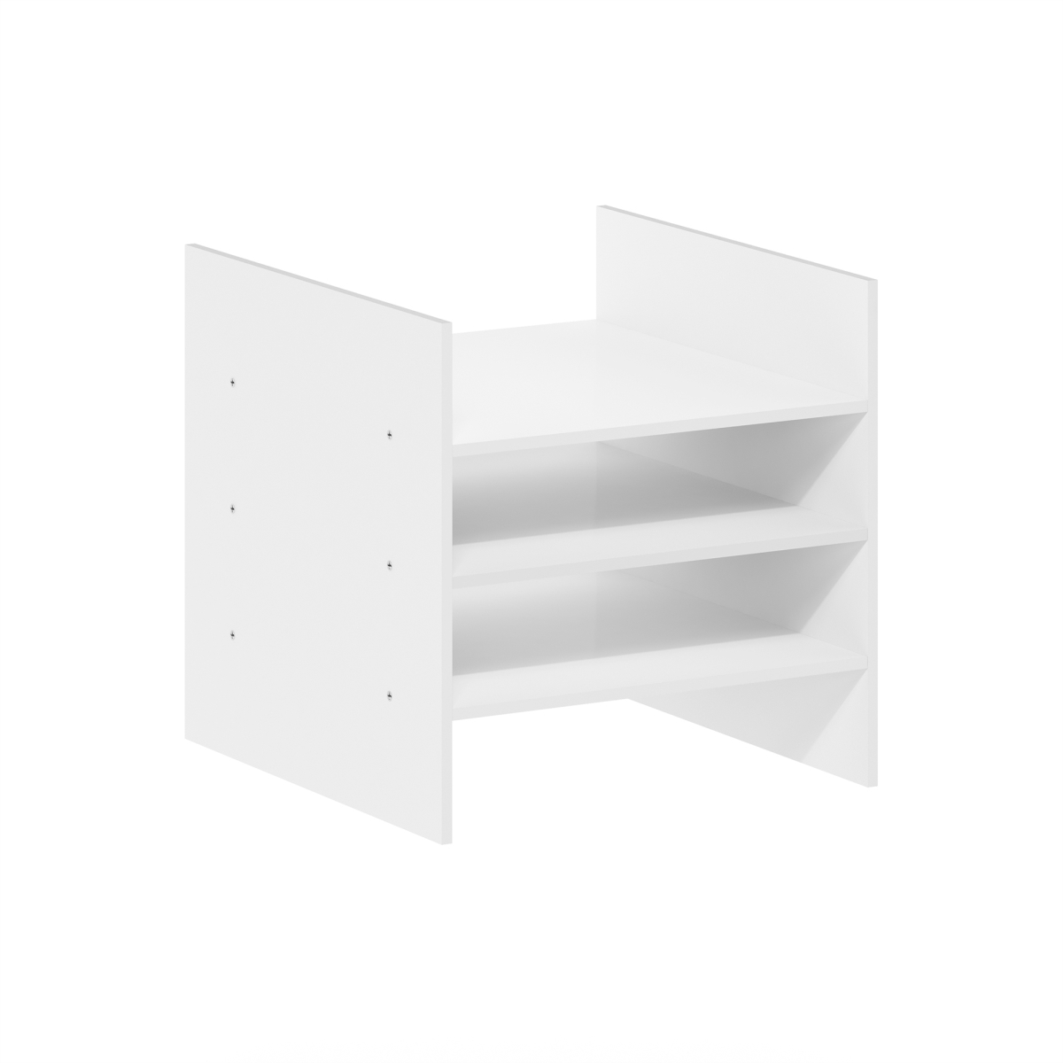 24284WH Cubicle 3-Shelf File Organizer Cube Insert, White