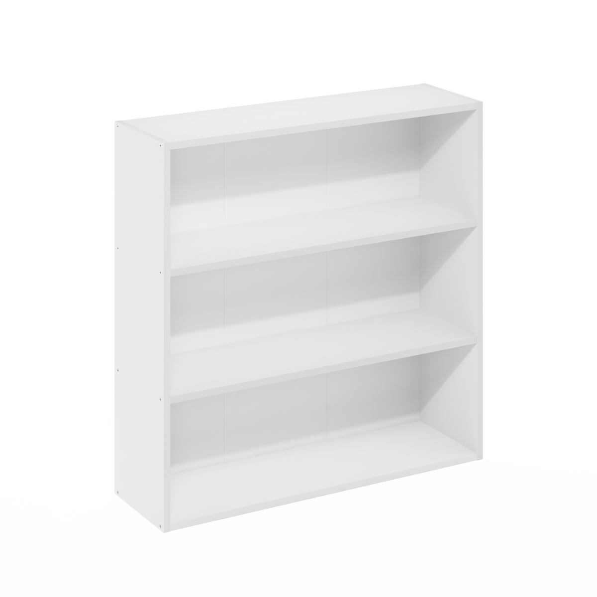 24253WH 31.5 in. Pasir 3-Tier Open Shelf Bookcase, Bookshelf - White