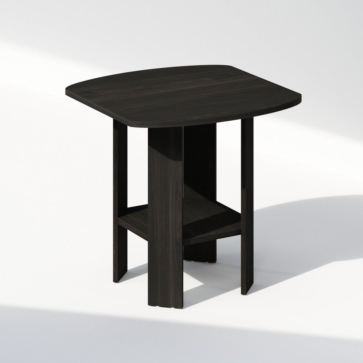 N11180EX 20 x 19.6 x 20 in. Tidur Simple Design Bedside Table Nightstand, Espresso