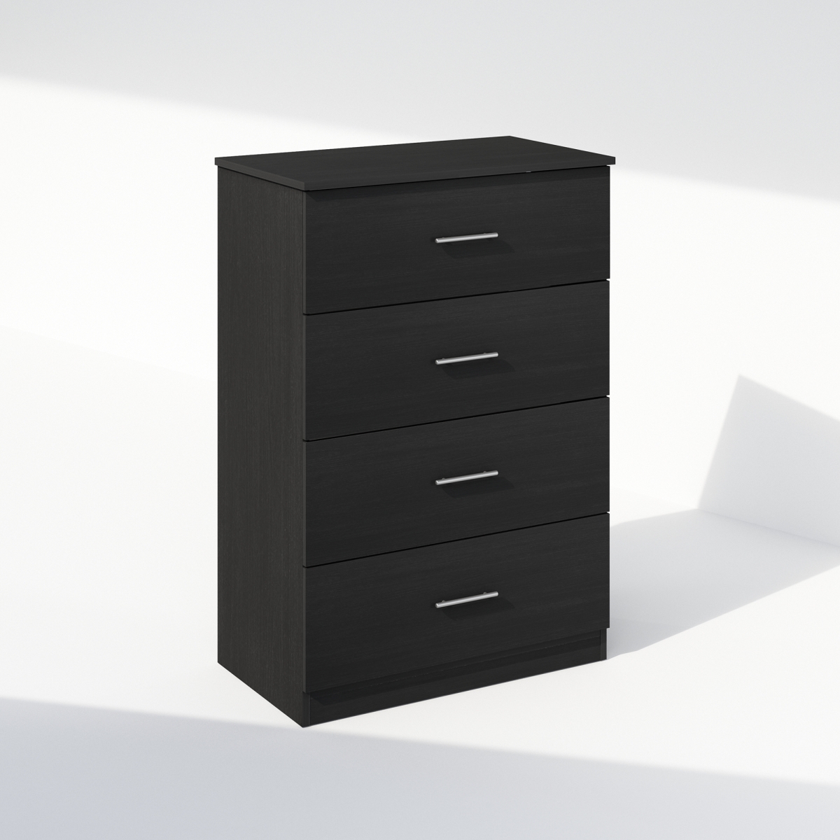 Picture of Furinno NNN19155HAM 15.75 x 40.16 x 27.72 in. Hermite 4-Drawer Kitchen & Dining Sideboard Buffet Storage&#44; Americano