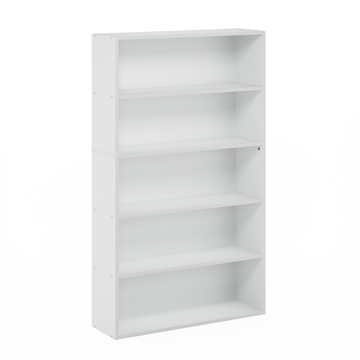 24252WH 31.5 in. Pasir 5-Tier Open Shelf Bookcase, Bookshelf - White