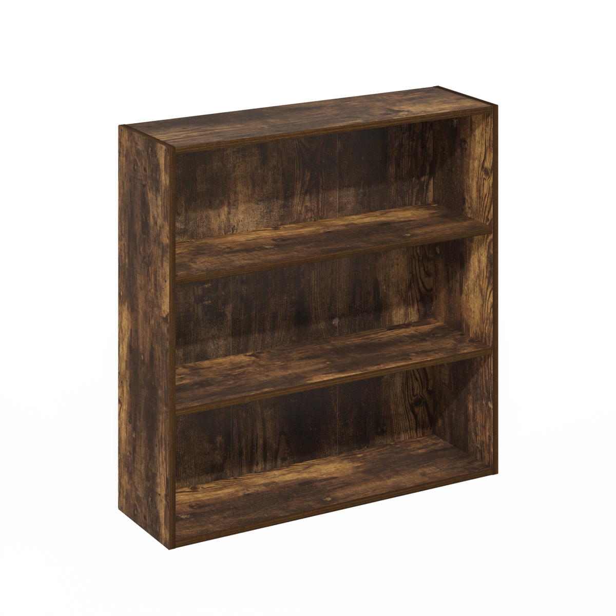 24253AP 31.5 in. Pasir 3-Tier Open Shelf Bookcase, Bookshelf - Amber Pine